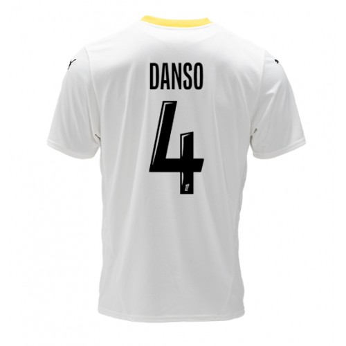 Dres RC Lens Kevin Danso #4 Rezervni 2024-25 Kratak Rukav